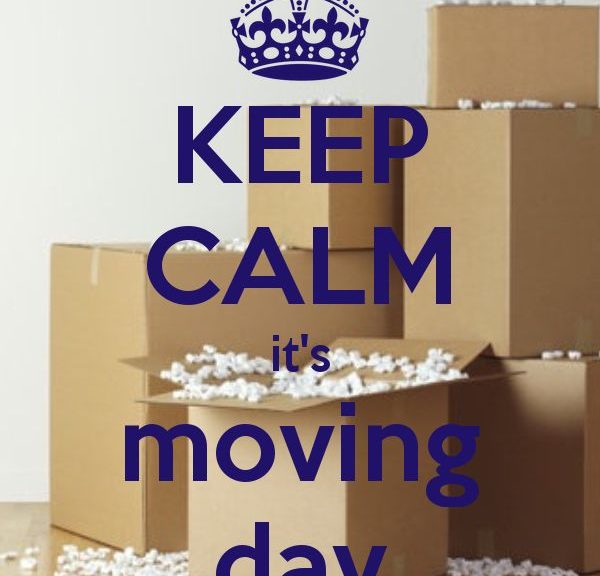 Keep calm it's moving day